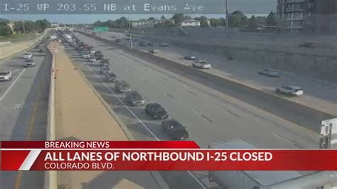 Police: I-25 closed near Colorado Boulevard for death investigation